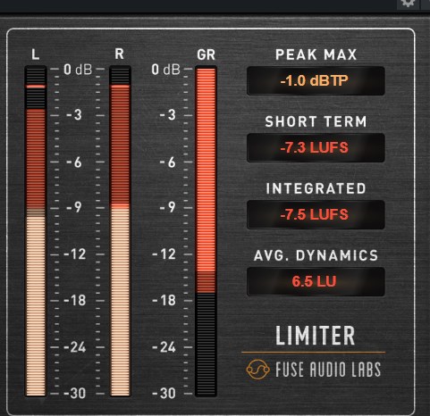 対象をCD(-9LUFS)にしたときのアラート