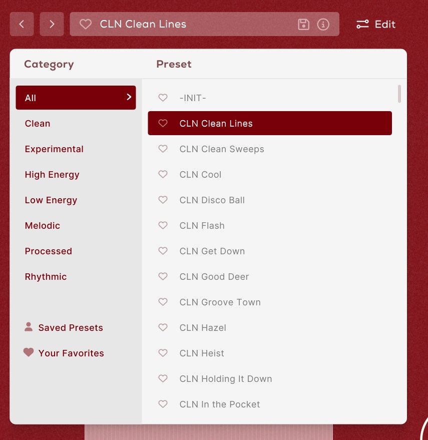 Bloom Bass Groove プリセット