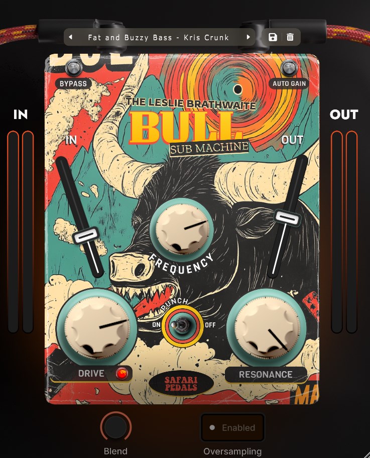 Safari Pedals Bull Sub Machine の特徴